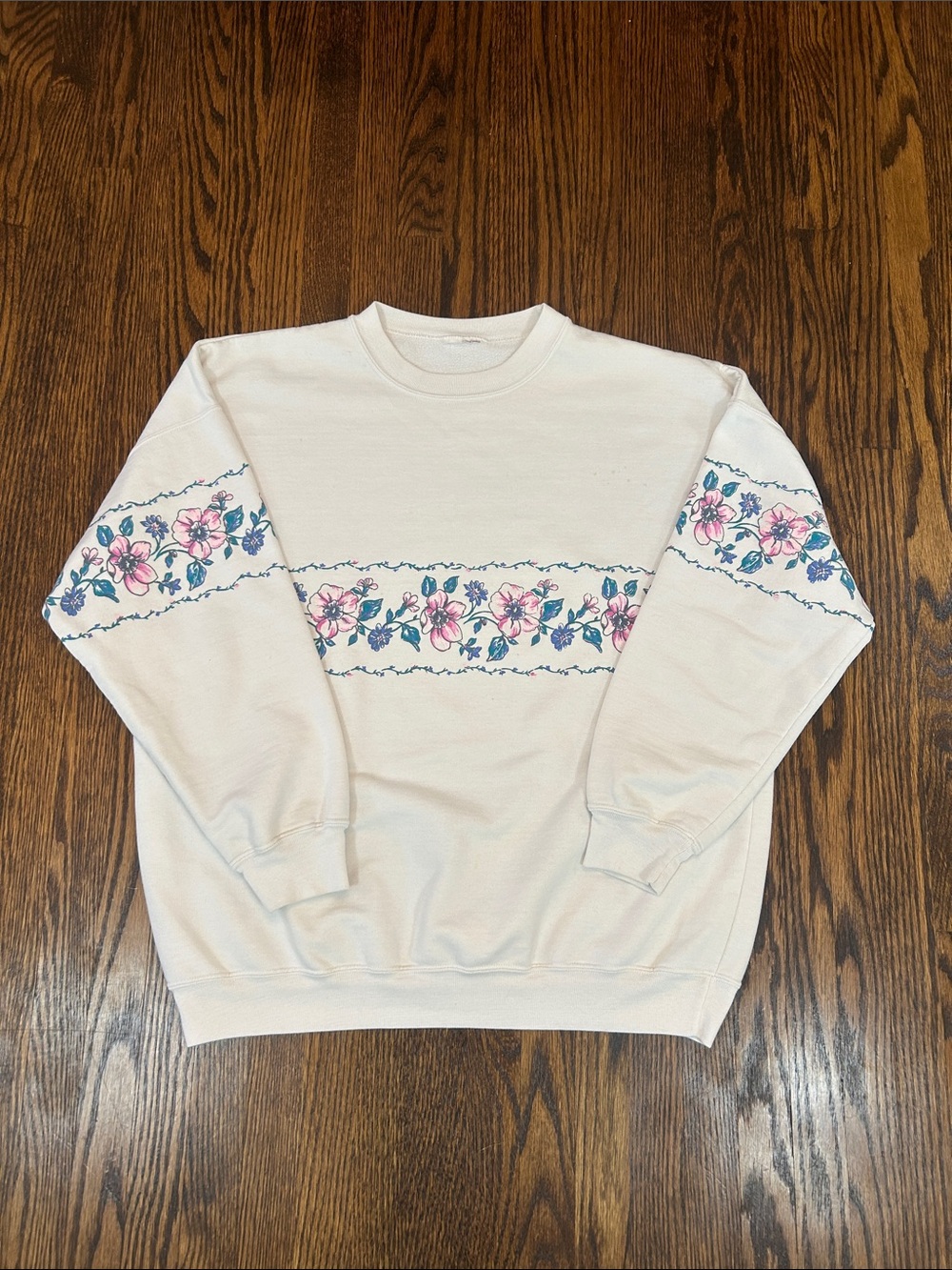 Vintage 90s Floral Sweatshirt